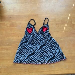 Peek-a-Boudoir valentines Nightie